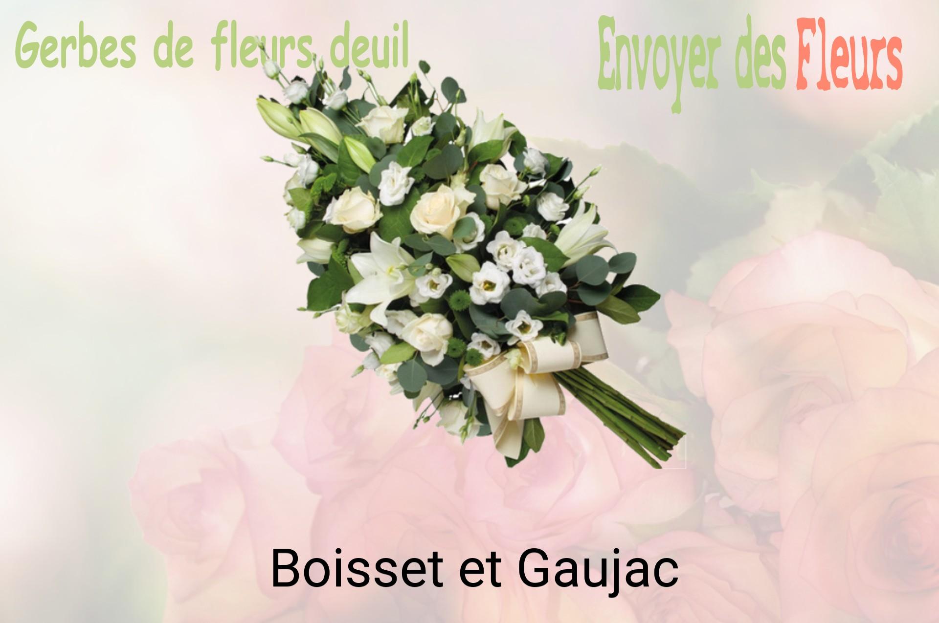 Gerbe de fleurs de deuil livrée à Boisset-et-Gaujac